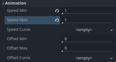 Setting up particle animation for playback during the particle's lifetime